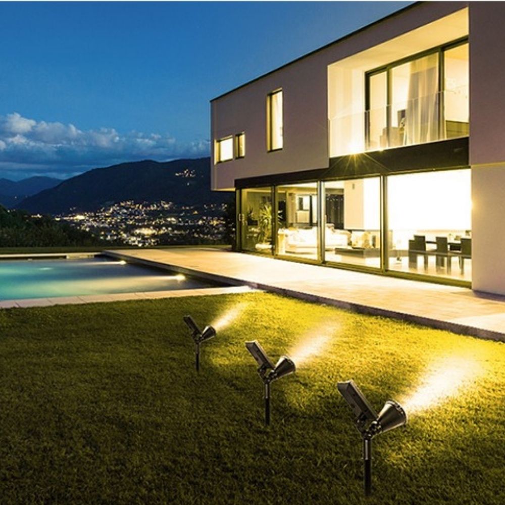 ĐÈn Pha CẮm CỎ Mifidi Solar LoẠi 18 Led Cao CẤp
