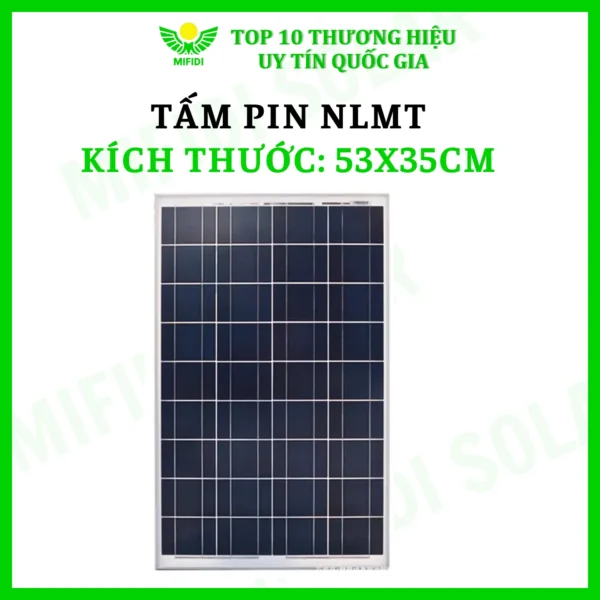 TẤm Pin NĂng LƯỢng MẶt TrỜi Mifidi Solar Size 53x35cm