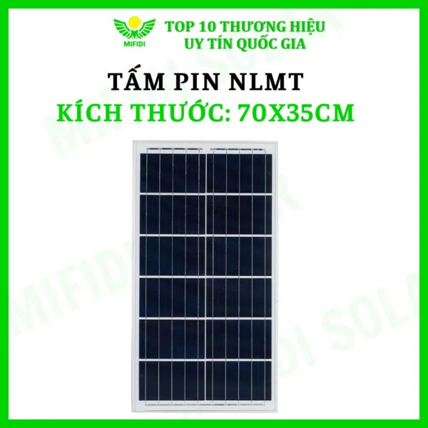 TẤm Pin NĂng LƯỢng MẶt TrỜi Mifidi Solar Size 70x35cm