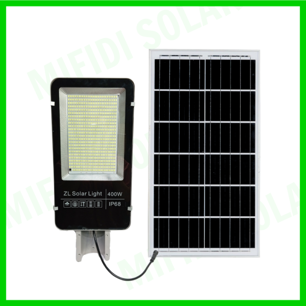 (tẤm Pin Mono) ĐÈn BÀn ChẢi 400w Ánh SÁng TrẮng NĂng LƯỢng MẶt TrỜi Mifidi Solar HiỆn ĐẠi, Cao CẤp