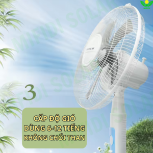 QuẠt ĐỨng ĐuỔi MuỖi Mf218 CÓ Remote NĂng LƯỢng MẶt TrỜi Mifidi Solar Cao CẤp