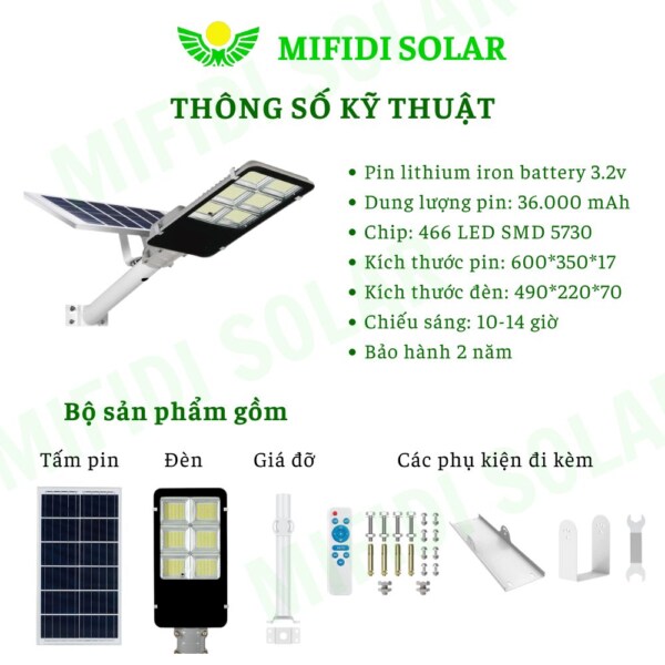 ĐÈn Nlmt BÀn ChẢi Mifidi Solar 300w Ánh SÁng TrẮng HiỆn ĐẠi, Cao CẤp