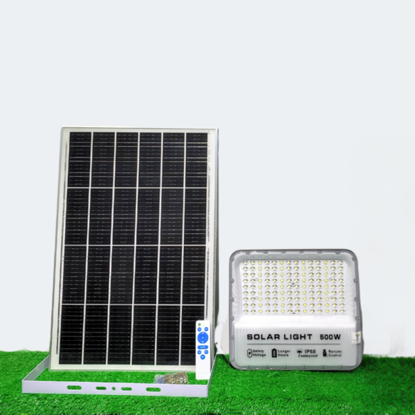 ĐÈn Pha BÁo Pin NĂng LƯỢng MẶt TrỜi Mifidi Solar Kim CƯƠng 500w HiỆn ĐẠi, Cao CẤp